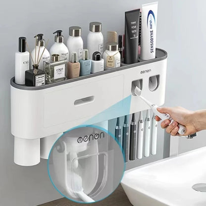 Cosmetic Organizer Box Automatic Toothpaste