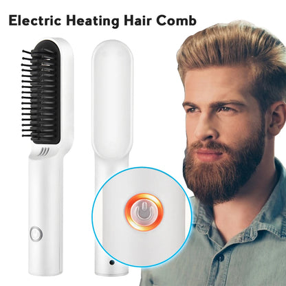 Heating Hair Comb Straightener