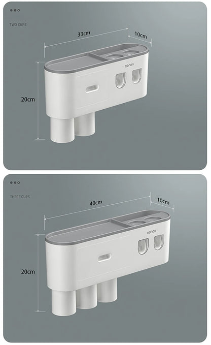 Cosmetic Organizer Box Automatic Toothpaste